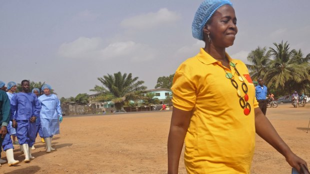 Ebola patient Beatrice Yardolo, the last Ebola patient in LIberia.