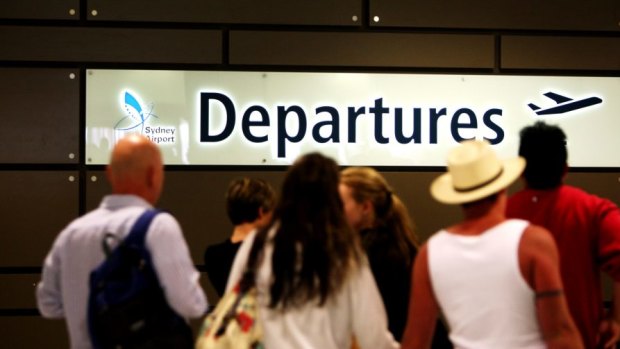 Immigration officials say the Vietnamese man  who fled from the departure area of Perth Airport is still on the run.  