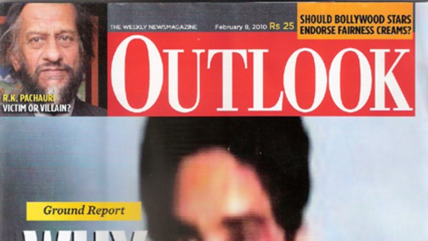 The cover of India's Outlook magazine.