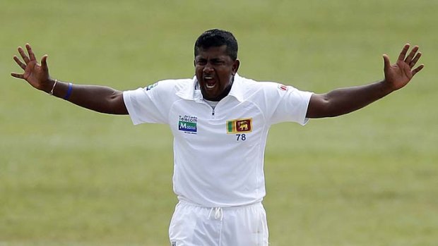 Rangana Herath has taken 55 wickets from eight Tests this year.