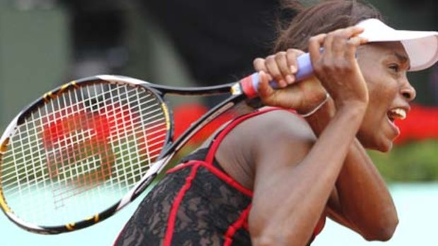 Venus Williams ... through to the third round in a flash.