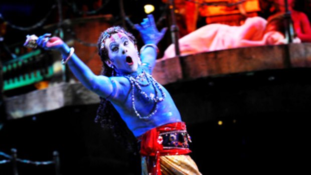 Tyler Coppin as Puck in <i>A Midsummer Night’s Dream</I>.