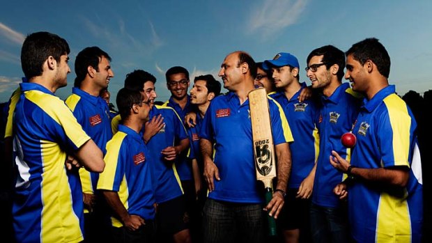 For the love of cricket: Muslim members of Manningham Cricket Club.