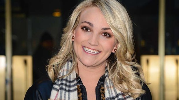 Singer Jamie Lynn Spears leaves the "Today Show" taping at the NBC Rockefeller Center Studios on December 19, 2013 in New York City.