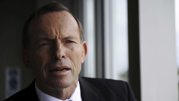 Federal Opposition Leader Tony Abbott choked up while paying tribute to departing Labor stalwart Martin Ferguson.