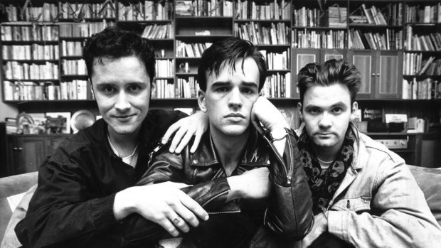 The Doug Anthony All Stars in 1989: Richard Fidler, Tim Ferguson and Paul McDermott 