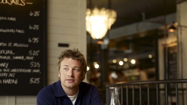 British celebrity chef Jamie Oliver opened his Pitt St restaurant Jamie's Italian this week