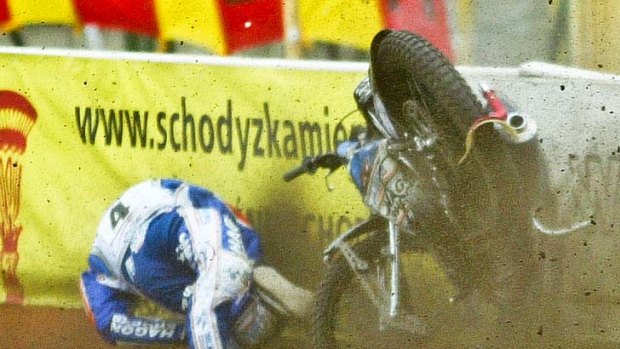 British rider Lee Richardson crashes in Poland. He later died in hospital.