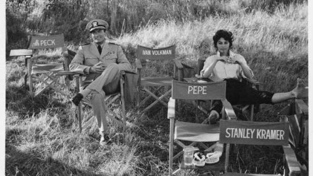 Gregory Peck and Ava Gardner on the set of <i>On The Beach</i>, the subject of the documentary <i>Fallout</i>.