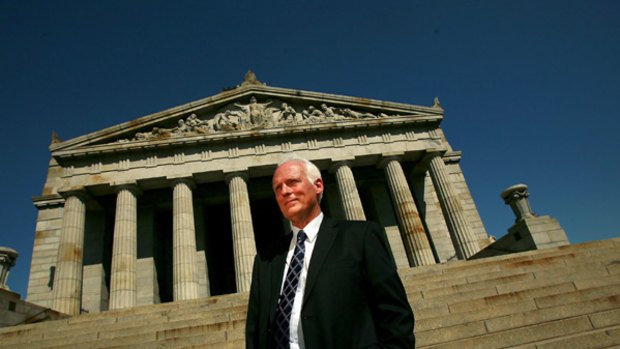 On holy ground: Shrine chairman John Taylor.