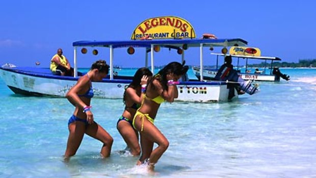 Watch your step ... the Caribbean island of Grenada has begun enforcing a ban on swimsuits away from the beach.