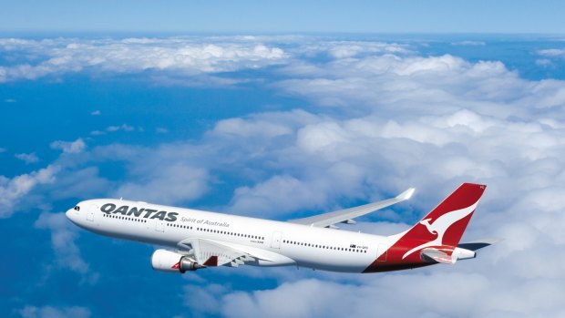 Shares in Qantas fell 5Â¢ to $2.44 on Monday amid a further increase in oil prices.