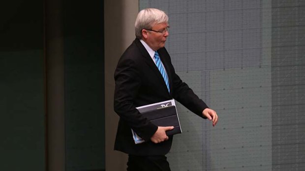 Pressure is building within Labor for a leadership showdown between Kevin Rudd and Prime Minister Julia Gillard