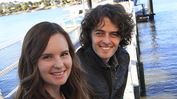 Hoping to go from Brisbane to New York: Wikifashion co-founders Madeline Veenstra and Coen Hyde.