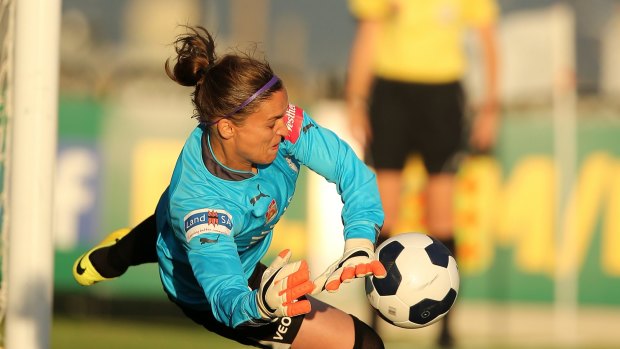 Outspoken: Matildas goalkeeper Melissa Barbieri is keen for the women's national side to get a fair slice of any pay increase.