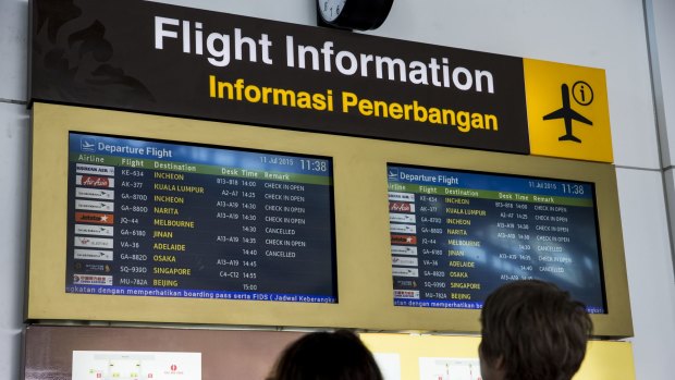 Flights resume after Virgin cancelled all flights in and out of Bali on Wednesday, and Jetstar had to send back a plane to Melbourne.