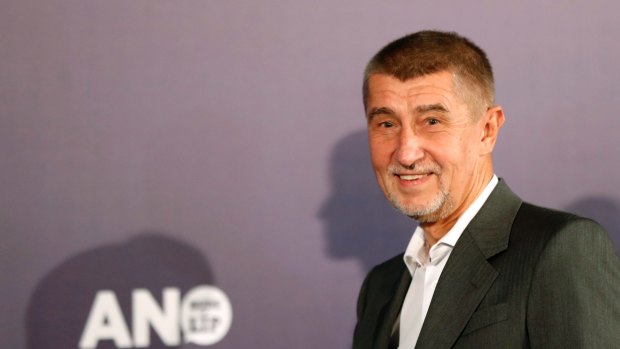 Czech billionaire and leader of ANO 2011 political movement Andrej Babis.