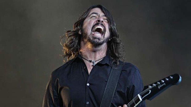 "A masterclass in stadium rock" ... Foo Fighters frontman Dave Grohl.