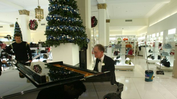 Staying on: Piano man Michael Hope.