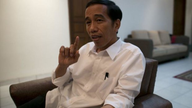 President-elect Joko Widodo in Jakarta.