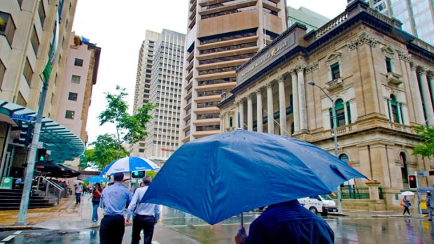 Rain hasn't been so frequent in Brisbane over the past month.