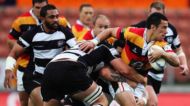 Sam Christie in action for Waikato in the ITM Cup.