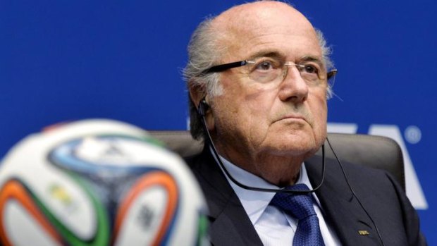"Go out and fight, then you will see": Blatter has invited critics to stand against him in the FIFA elections.