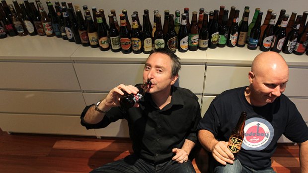 Scott Ellis and Shane Maguire are drinking their way through the year, with one new beer each day.