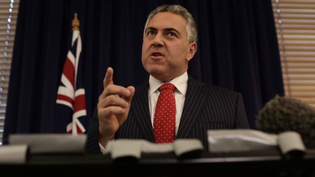 Shadow treasurer Joe Hockey