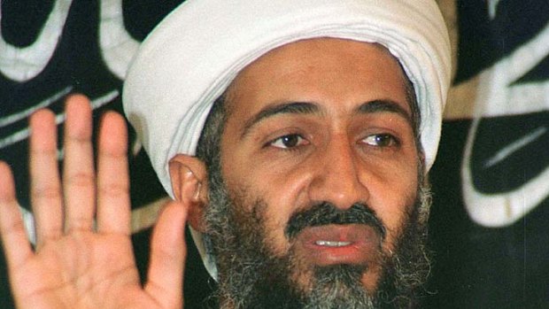 Shot dead ... Osama bin Laden speaks at a news conference in Afghanistan in 1998.