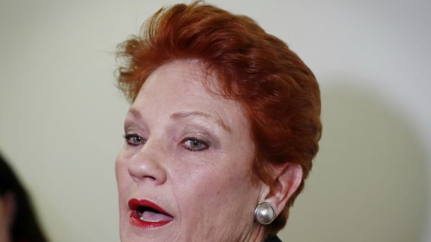 Pauline Hanson: eventually, the political licensing of racism and religious intolerance seeps into the fabric of society. 