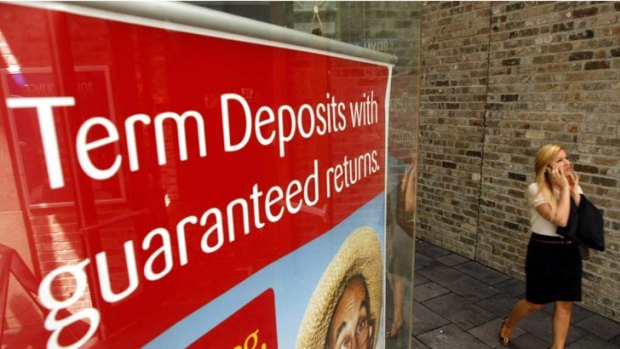 Top deposit ... the preference for bank accounts, since the government guarantee was introduced, is at its highest level for 37 years.