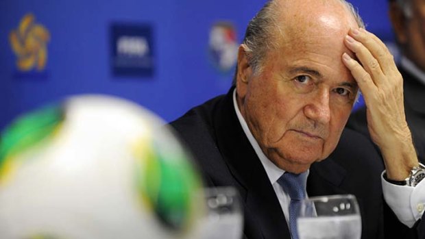 FIFA president Joseph Blatter: Twitter account hacked.