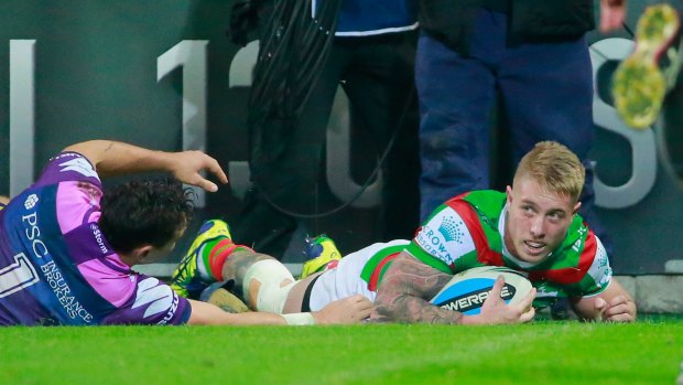 South Sydney's Aaron Gray in hospital.