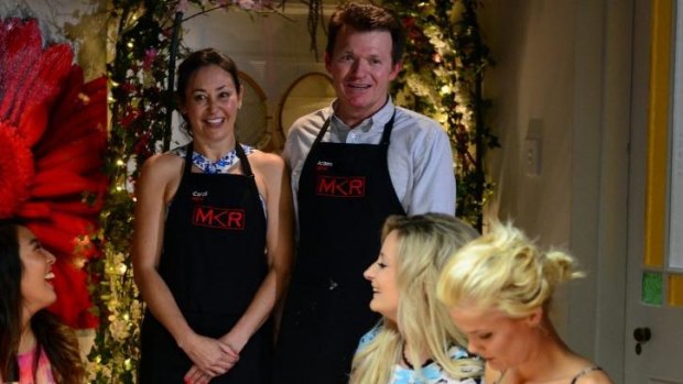 Adam Anderson is competing on My Kitchen Rules with his new wife Carol Molloy.