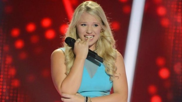 Powerhouse voice ... outstanding talent (and our overall winner) Anja Nissen.