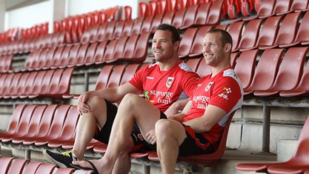 Odd couple: Dean Young (left) and Ben Hornby believe their different personalities will complement each other as joint coaches.