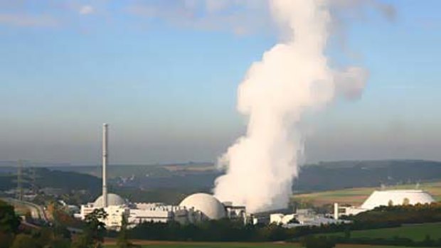 The nuclear power plant in Neckarwestheim near Stuttgart. Germany is embroiled in controversy over a bid by Chancellor Angela Merkel to extend the life of the country's nuclear industry.