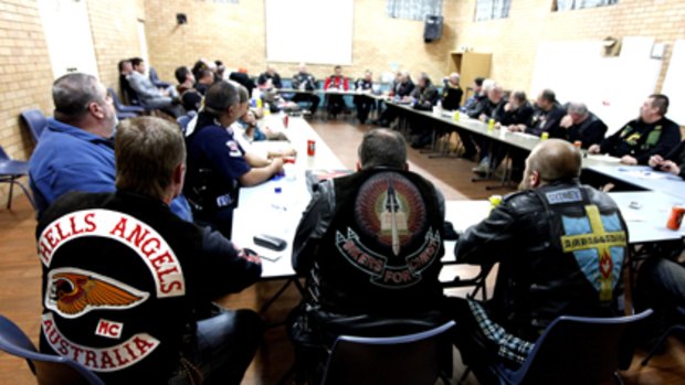 ’’Maybe we’re not like everyone else, but if we’re not criminals why are we being treated like them?’’ ... the United Motorcycle Council meeting.