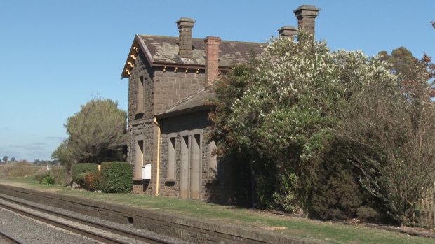 Taradale train station building where Wayne Clarke was abused as a child. 