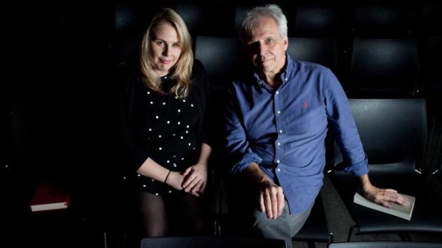 Melbourne Writers Festival director Lisa Dempster and inaugural chairman Mark Rubbo.