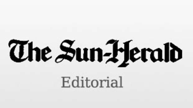 Sun Herald Editorial dinkus.

