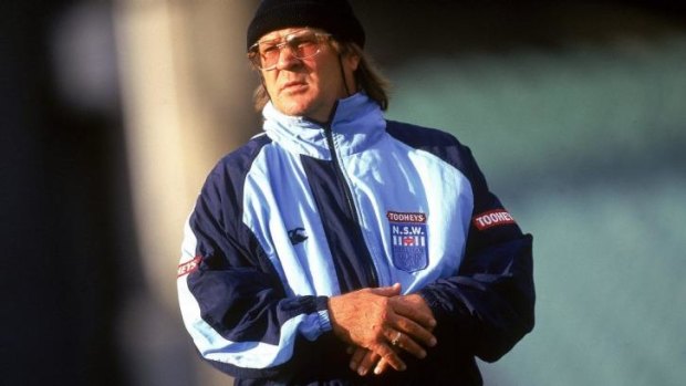 Great player and coach: Tommy Raudonikis in 1997 during his stint as Blues coach.