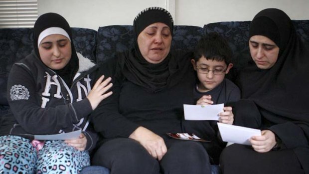 Family in mourning ... Bilal Raad's family are in shock after his death.