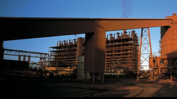 The Yabulu nickel refinery, 25km north-west of Townsville, Queensland.