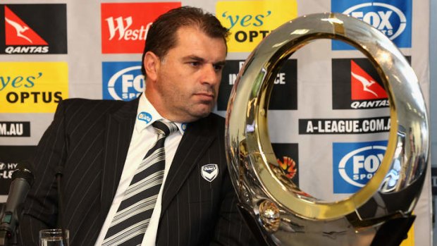 Eyes on the prize: Ange Postecoglou believes his side has what it takes to lift the A-League championship trophy.