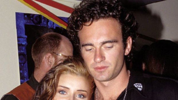 Explosion ... Dannii Minogue and Julian McMahon in 1992.