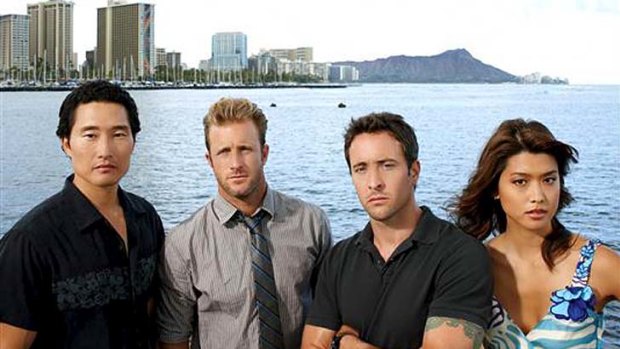 Hawaii Five-0 cast ... Daniel Dae Kim, Scott Caan, Alex O'Loughlin and Grace Park.