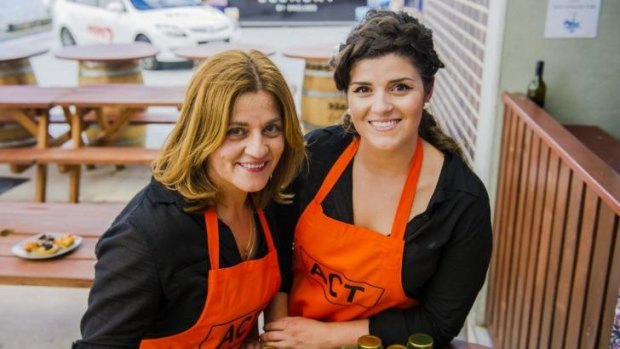 ACT My Kitchen Rules contestants Gina and Anna Petridis were the first to be eliminated in the current season of the reality cooking show.