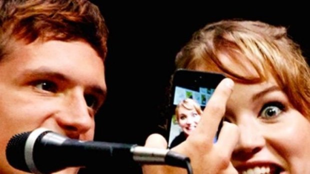 Jennifer Lawrence took this selfie with Josh Hutcherson.